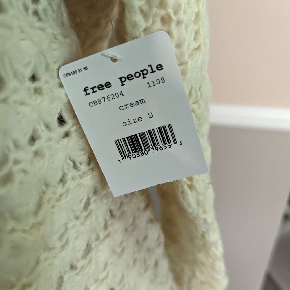 NWT Free People crashing waves sweater - Picture 3 of 7